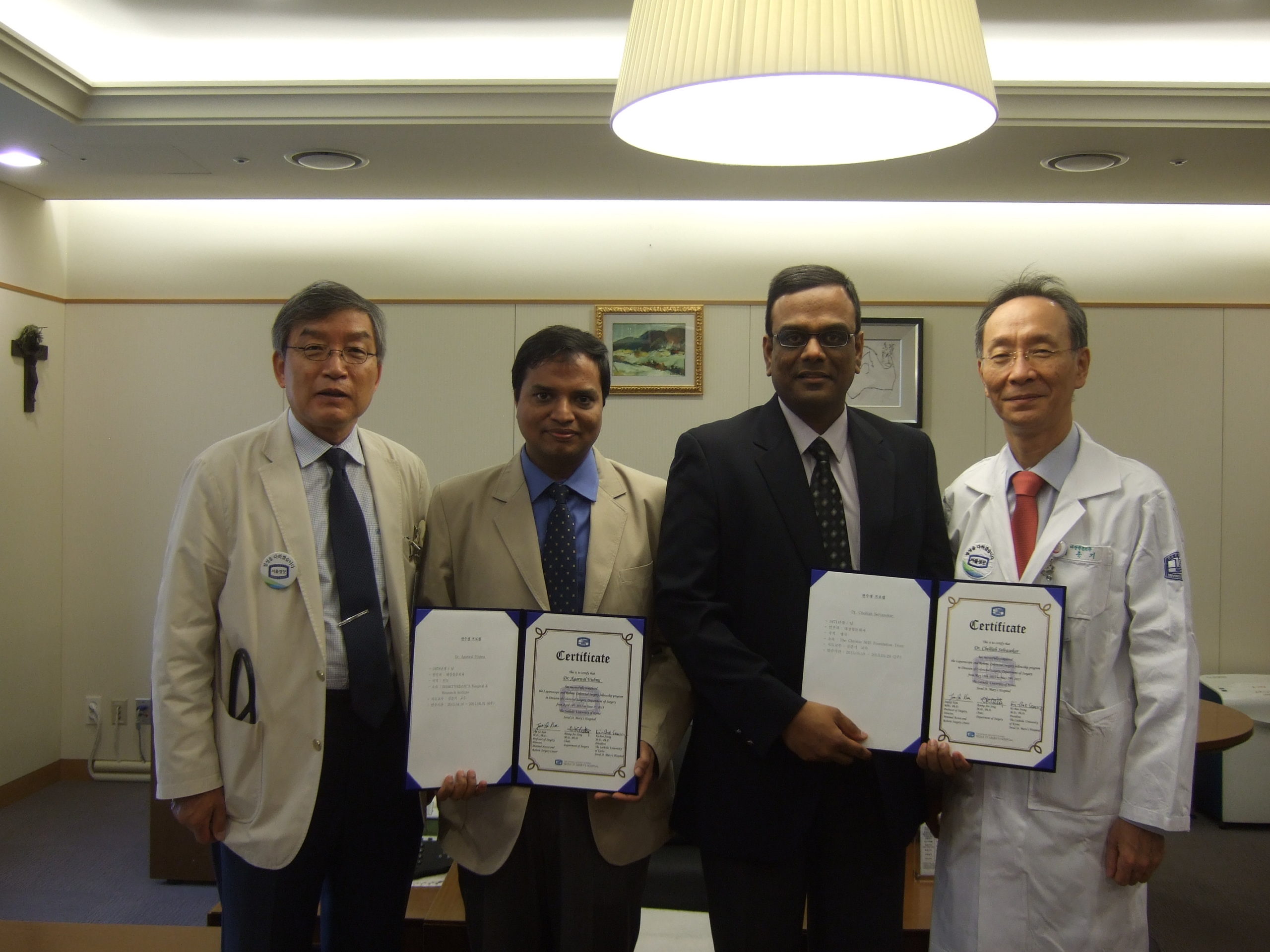 Dr. Vishnu Agarwal in South Korea